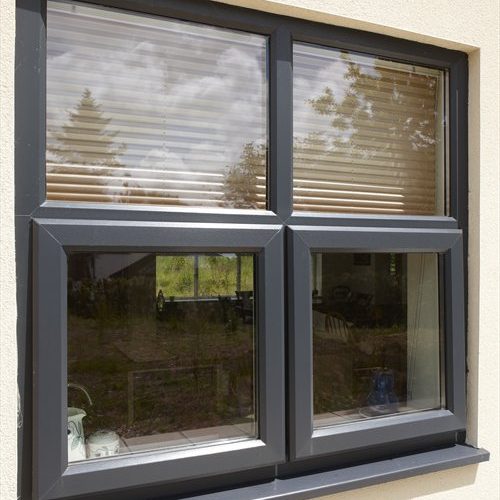 flush glazed casement windows