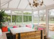 conservatory with home office