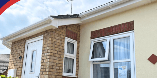 Roofline guttering and downpipe replacement in Essex