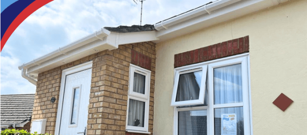 Roofline guttering and downpipe replacement in Essex
